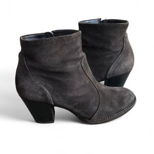 Paul Green Women’s Riley Green Suede Ankle Boots Size US 7 UK 4.5